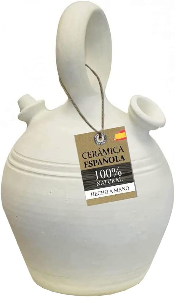Botijo de Cerámica Natural
